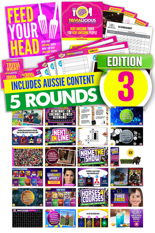 Trivialicious 5 ROUND PowerPoint Pack #003