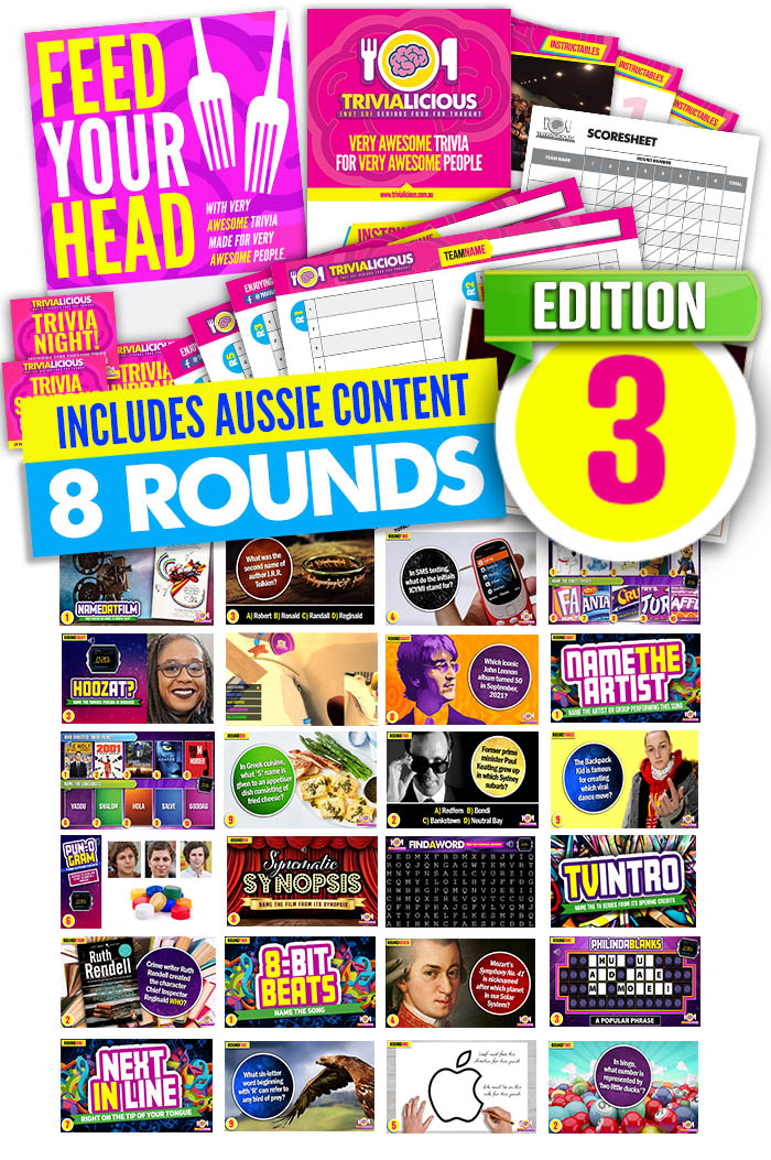 Trivialicious 8 ROUND PowerPoint Pack #003