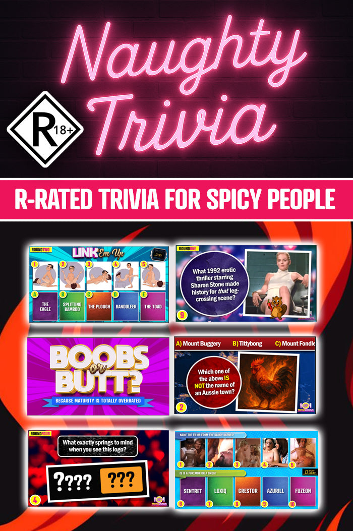 Trivialicious THEMED PowerPoint Pack R-RATED Adult Trivia #001