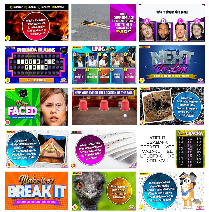 Trivialicious 6 ROUND PowerPoint Pack #005