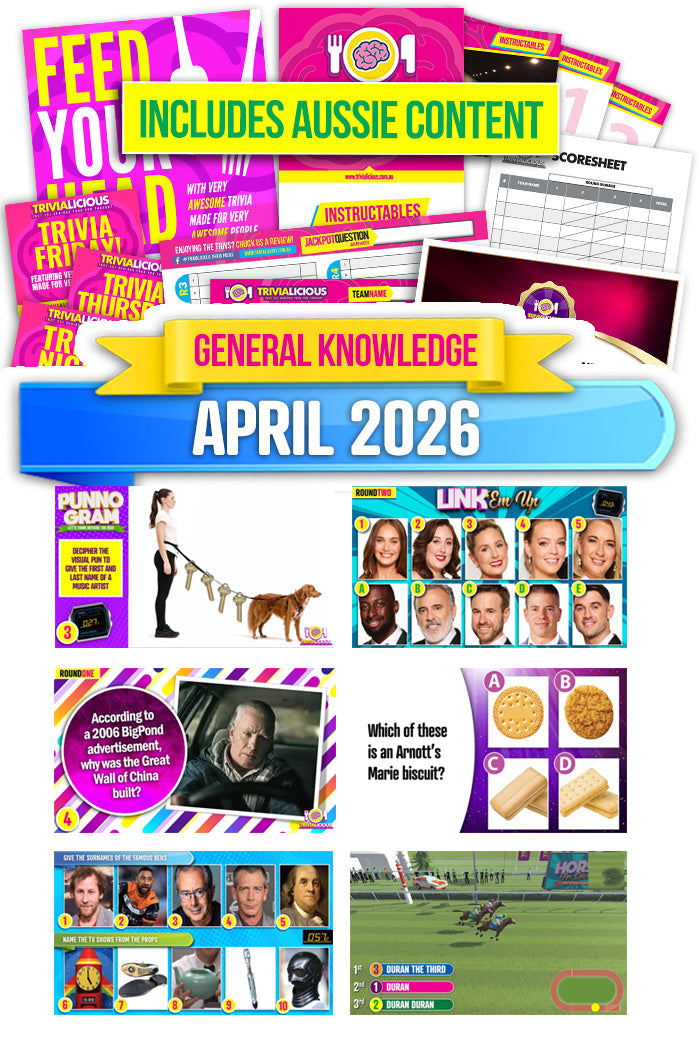 Trivialicious 4 ROUND PowerPoint Pack #404