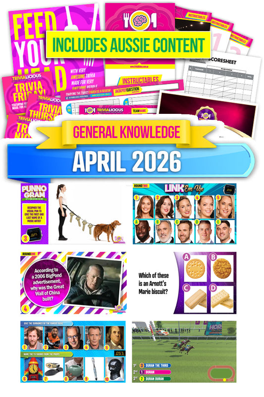 Trivialicious 4 ROUND PowerPoint Pack #404