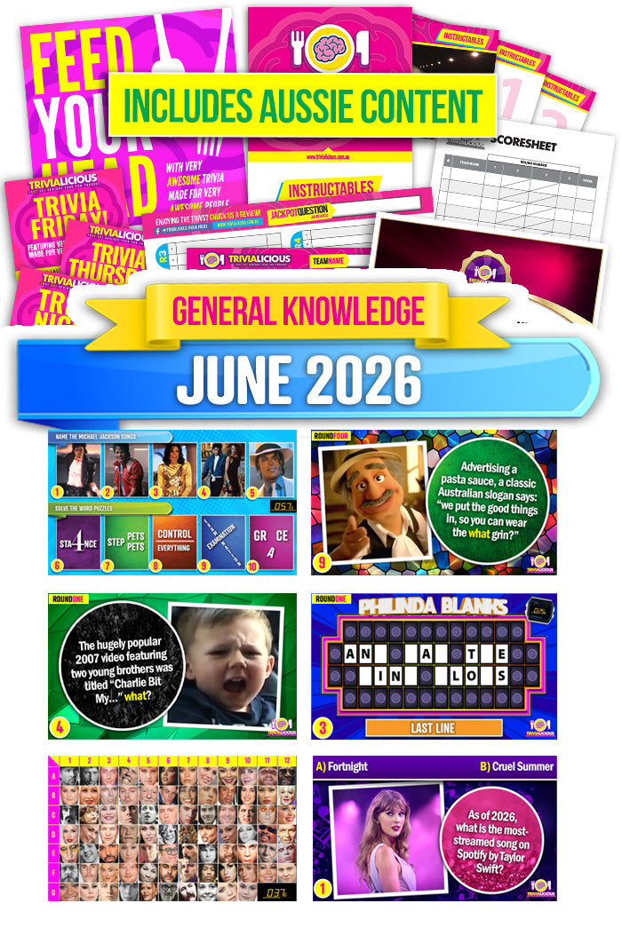 Trivialicious 4 ROUND PowerPoint Pack #412