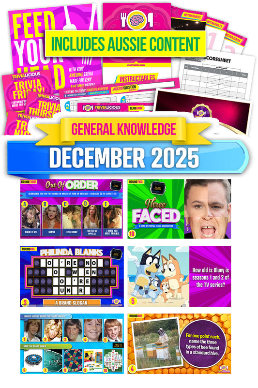 Trivialicious 4 ROUND PowerPoint Pack #387