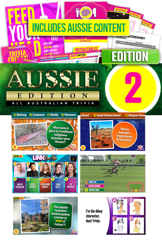 Trivialicious THEMED PowerPoint Pack AUSTRALIAN TRIVIA #002