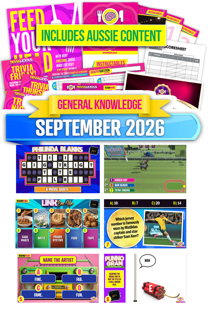 Trivialicious 4 ROUND PowerPoint Pack #422