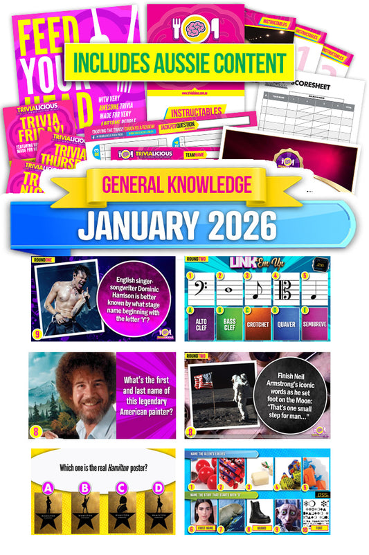 Trivialicious 4 ROUND PowerPoint Pack #392