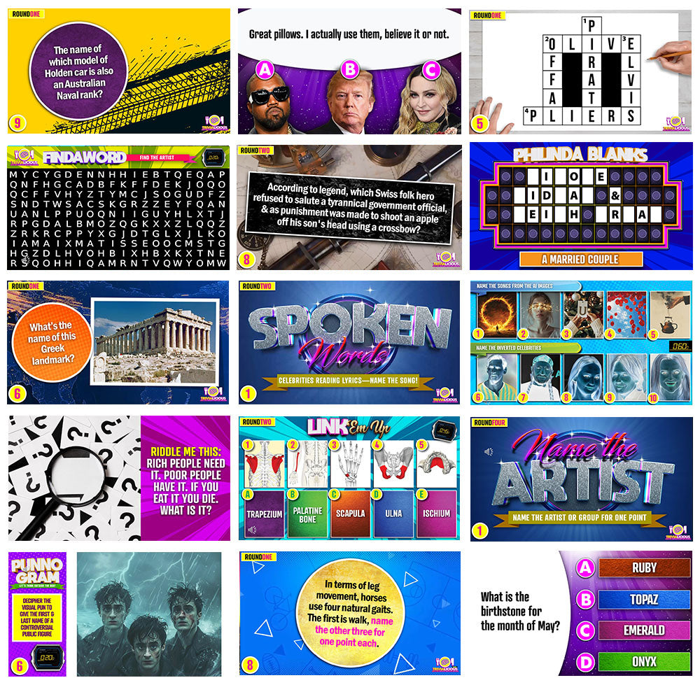 Trivialicious 5 ROUND PowerPoint Pack #004