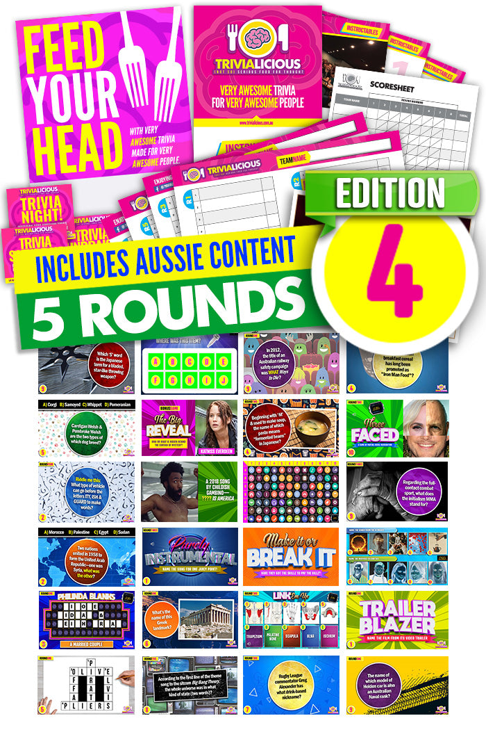 Trivialicious 5 ROUND PowerPoint Pack #004