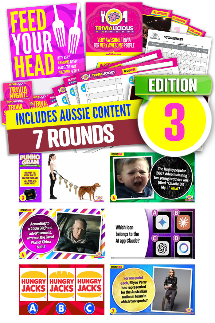 Trivialicious 7 ROUND PowerPoint Pack #003