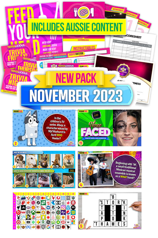Trivialicious 4 ROUND PowerPoint Pack #278