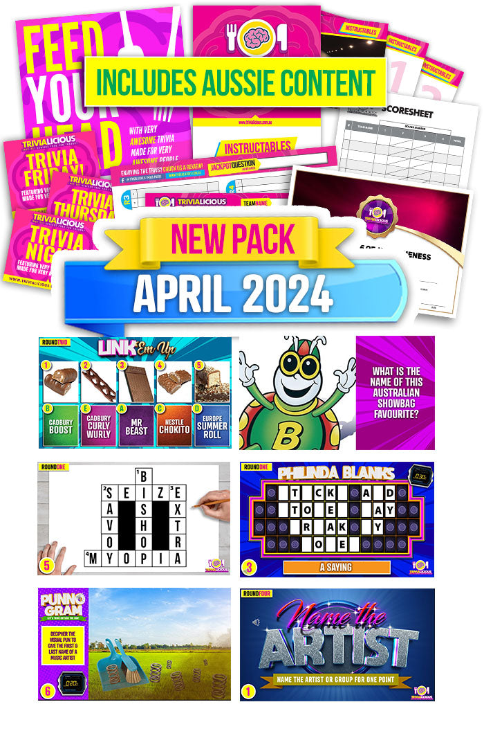 Trivialicious 4 ROUND PowerPoint Pack #298