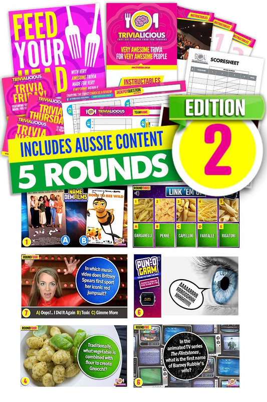 Trivialicious 5 ROUND PowerPoint Pack #002