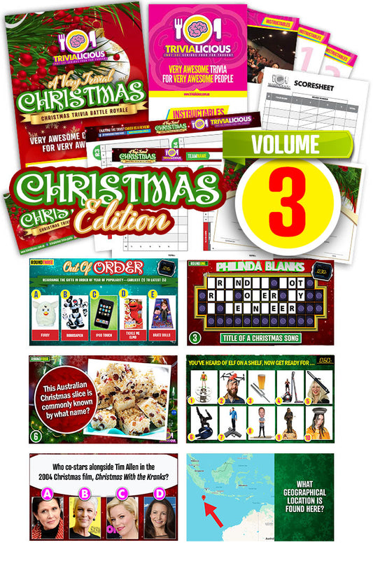 Trivialicious THEMED PowerPoint Pack CHRISTMAS #003