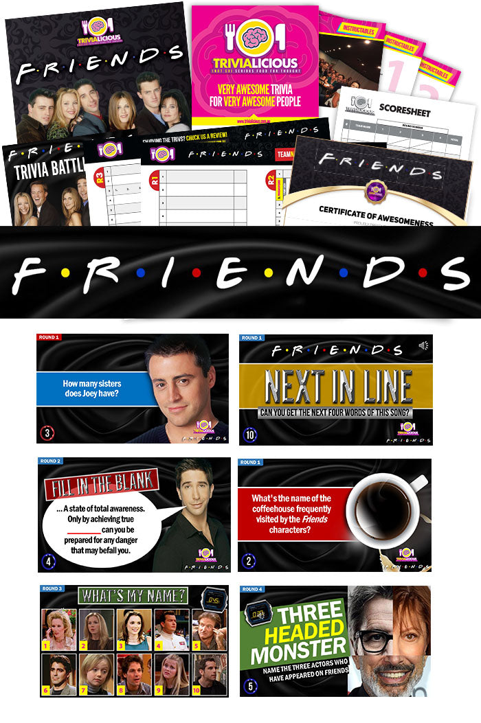 Trivialicious THEMED PowerPoint Pack FRIENDS #001