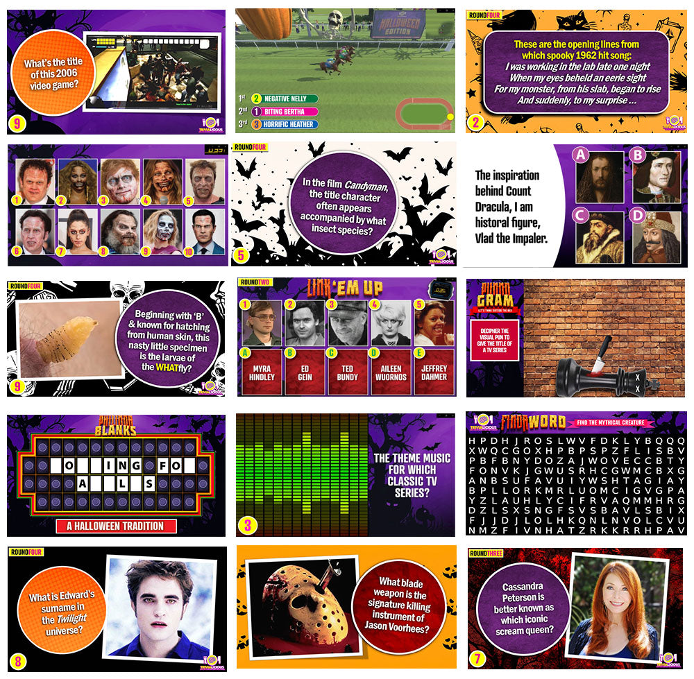 Trivialicious THEMED PowerPoint Pack HALLOWEEN #001