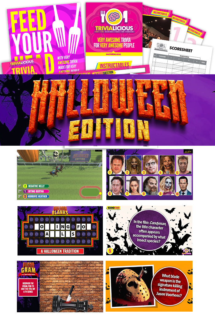 Trivialicious THEMED PowerPoint Pack HALLOWEEN #001