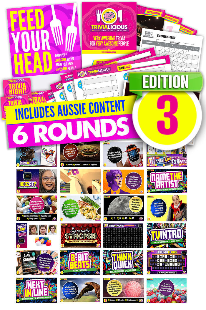 Trivialicious 6 ROUND PowerPoint Pack #003