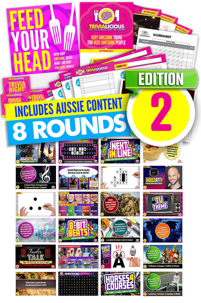 Trivialicious 8 ROUND PowerPoint Pack #002