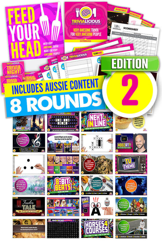 Trivialicious 8 ROUND PowerPoint Pack #002