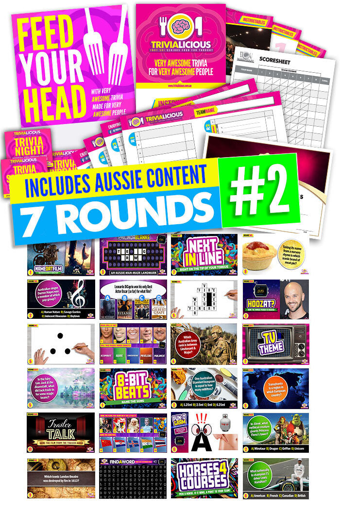 Trivialicious 7 ROUND PowerPoint Pack #002