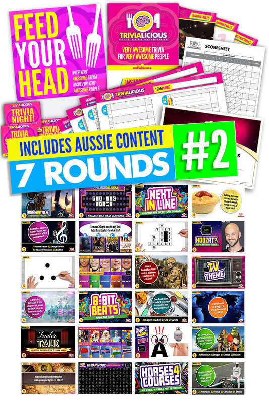Trivialicious 7 ROUND PowerPoint Pack #002
