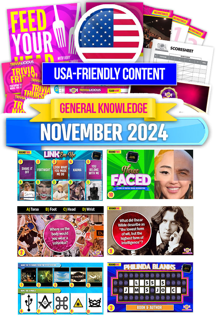 Trivialicious 4 ROUND USA PowerPoint Pack #329