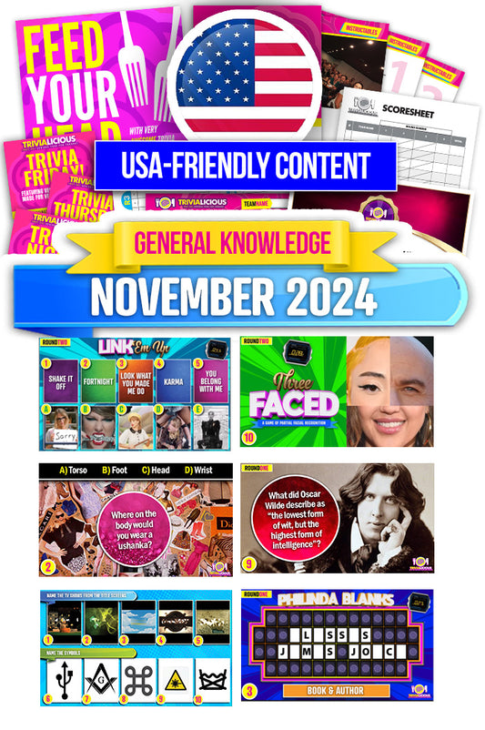 Trivialicious 4 ROUND USA PowerPoint Pack #329