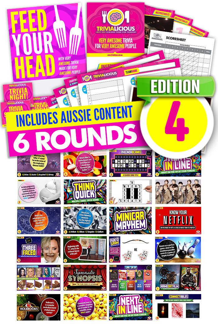 Trivialicious 6 ROUND PowerPoint Pack #004
